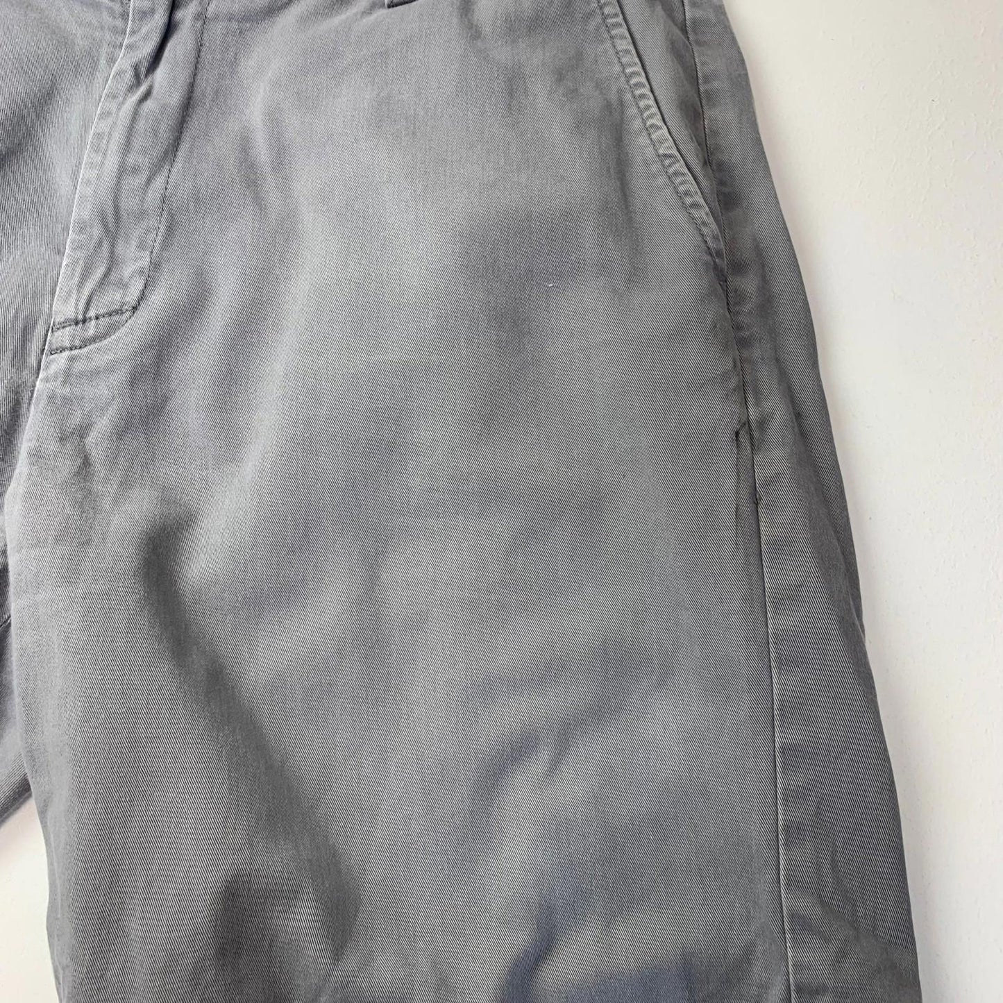 Nautica Chino Shorts Classic Style Grey Men's 36W