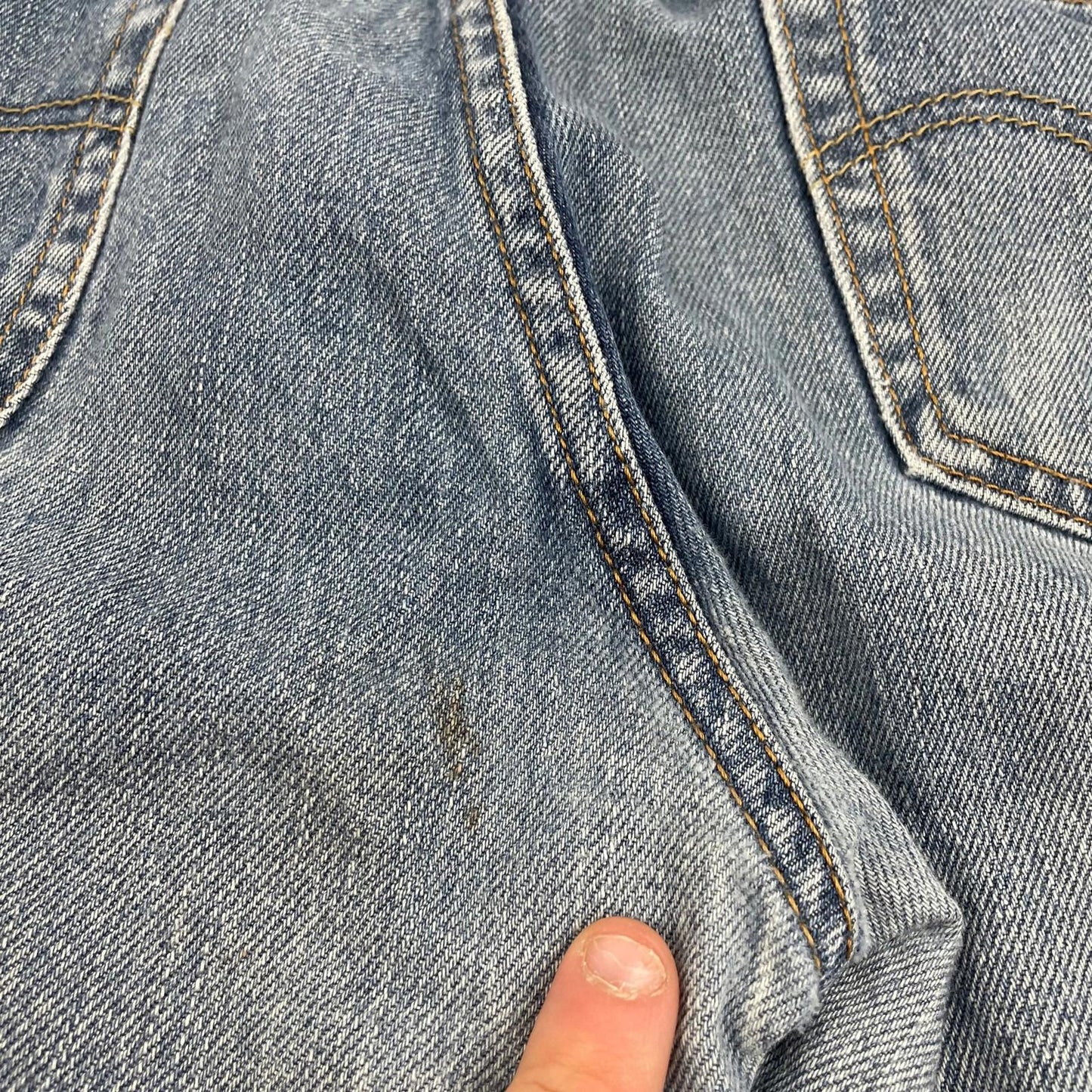 LEVI'S 505 Jeans Regular Straight Mid Wash 90s Denim Trousers Mens W38 L29