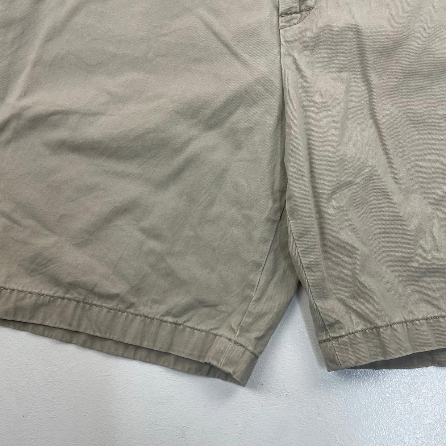Nautica Chino Shorts Classic Casual Beige Cotton Mens 36
