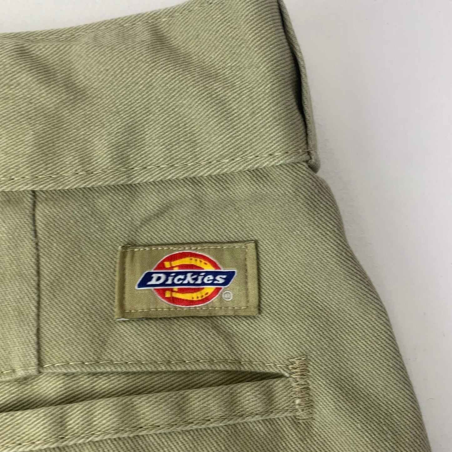 Dickies 874 Original Fit Trousers Workwear Khaki Green Women's Label Size 40x27