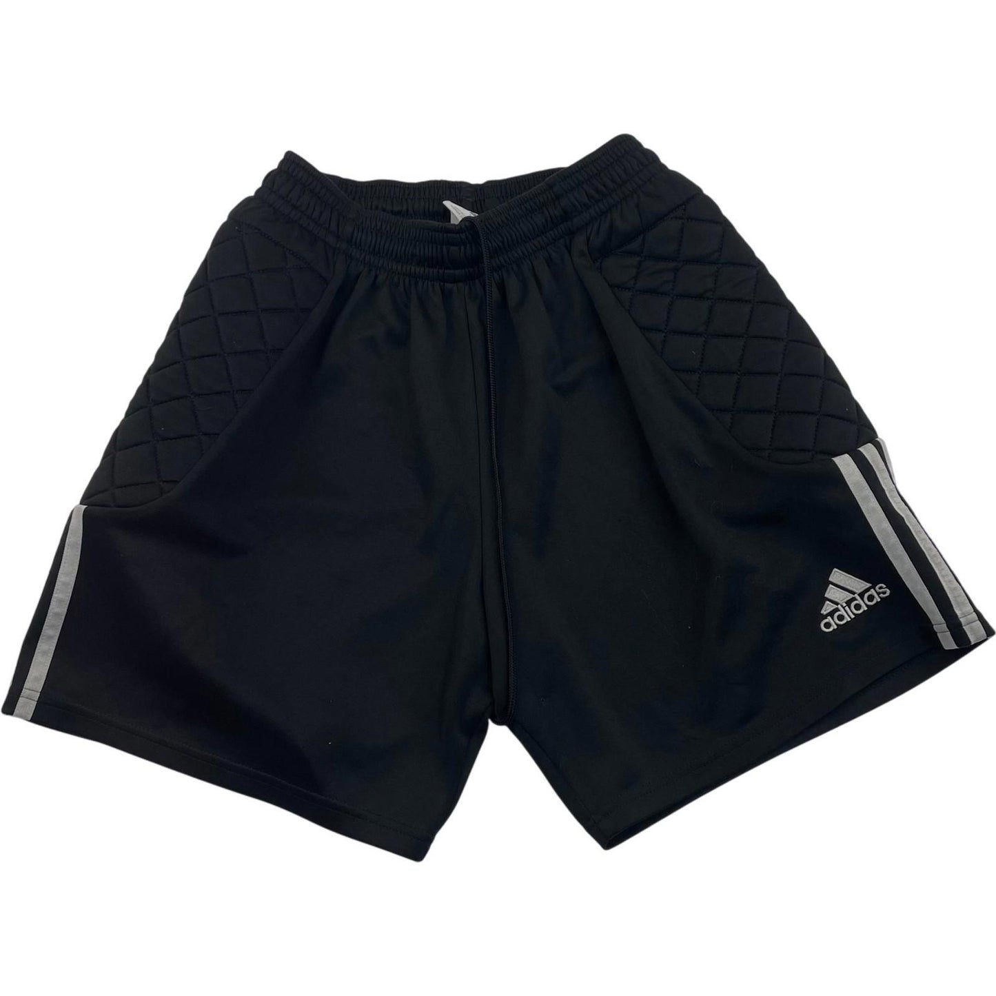 ADIDAS Activewear Shorts Quilted Black Athletic Casual Mens Medium