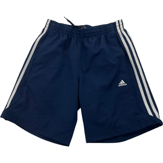 Adidas Climalite Activewear Shorts 3-Stripes Navy Blue Men UK S