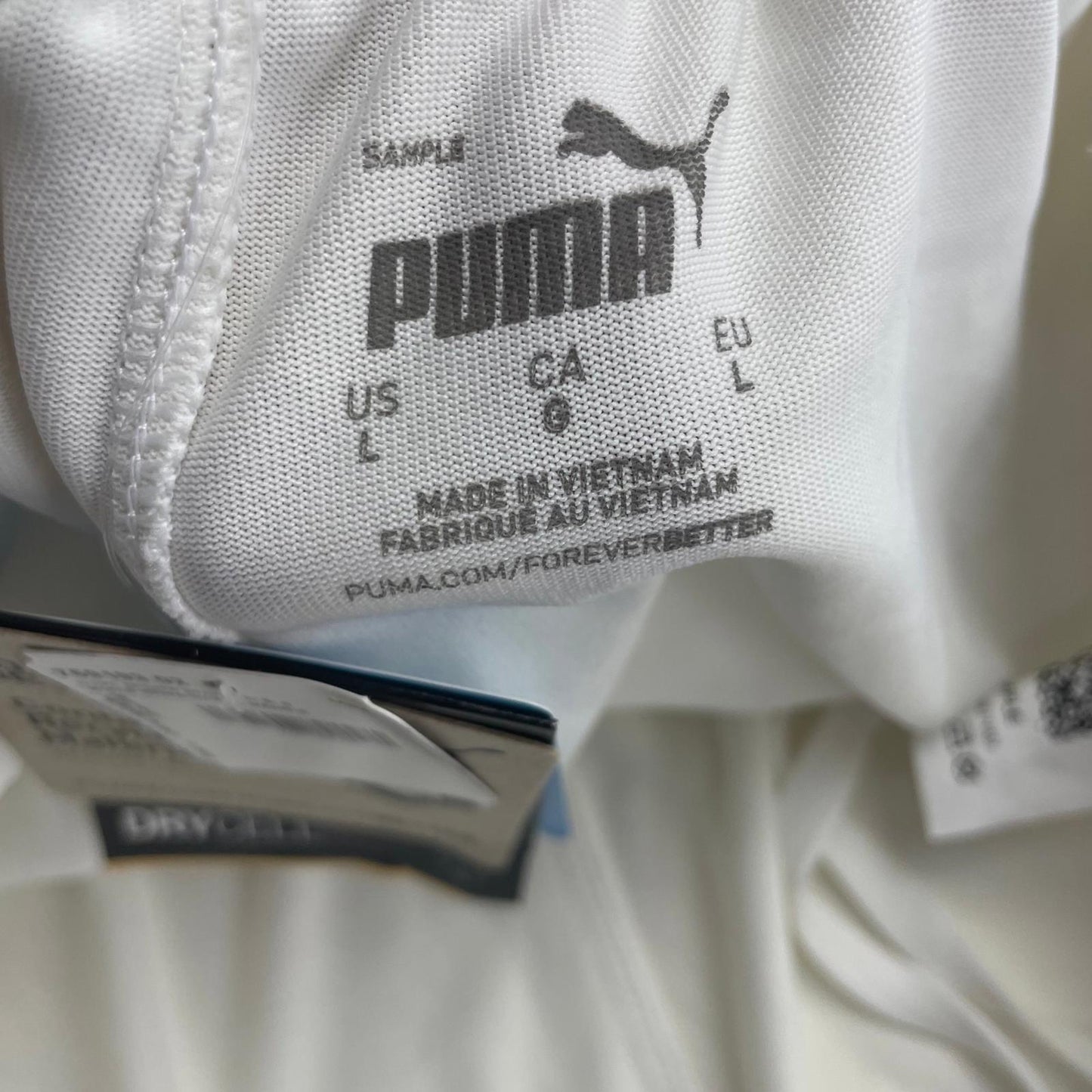 PUMA Manchester City Football Shorts Athletic White Mens L