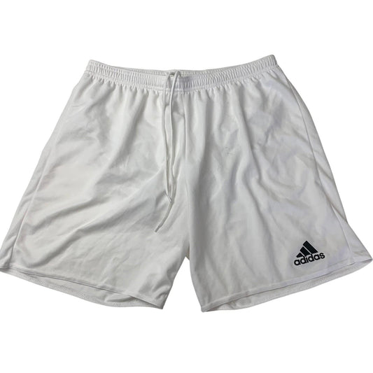 ADIDAS Aeroready Athletic Shorts Breathable Lightweight White Mens L