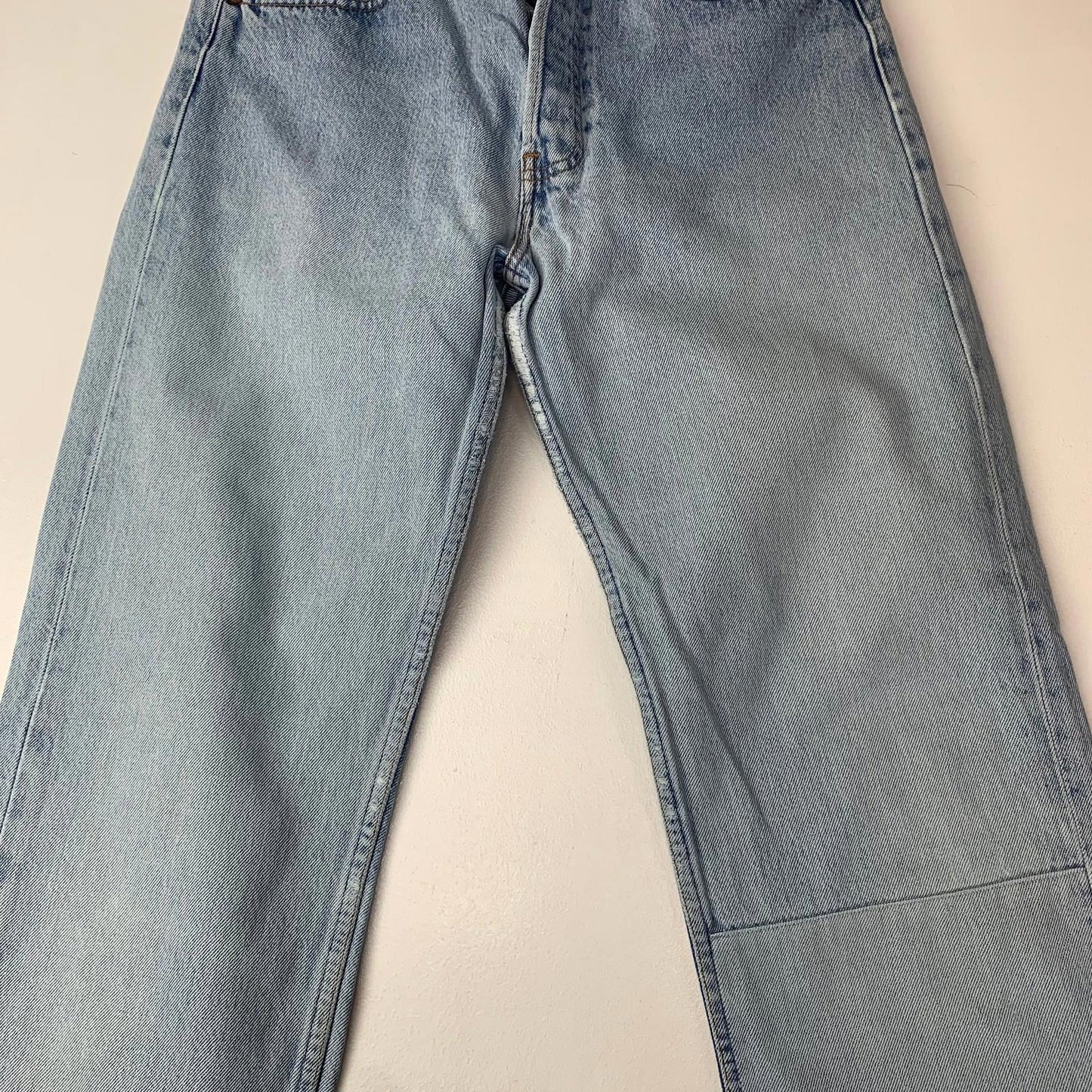 Levi's 550 Vintage Straight Leg Light Blue Jeans Mens 30 X 28