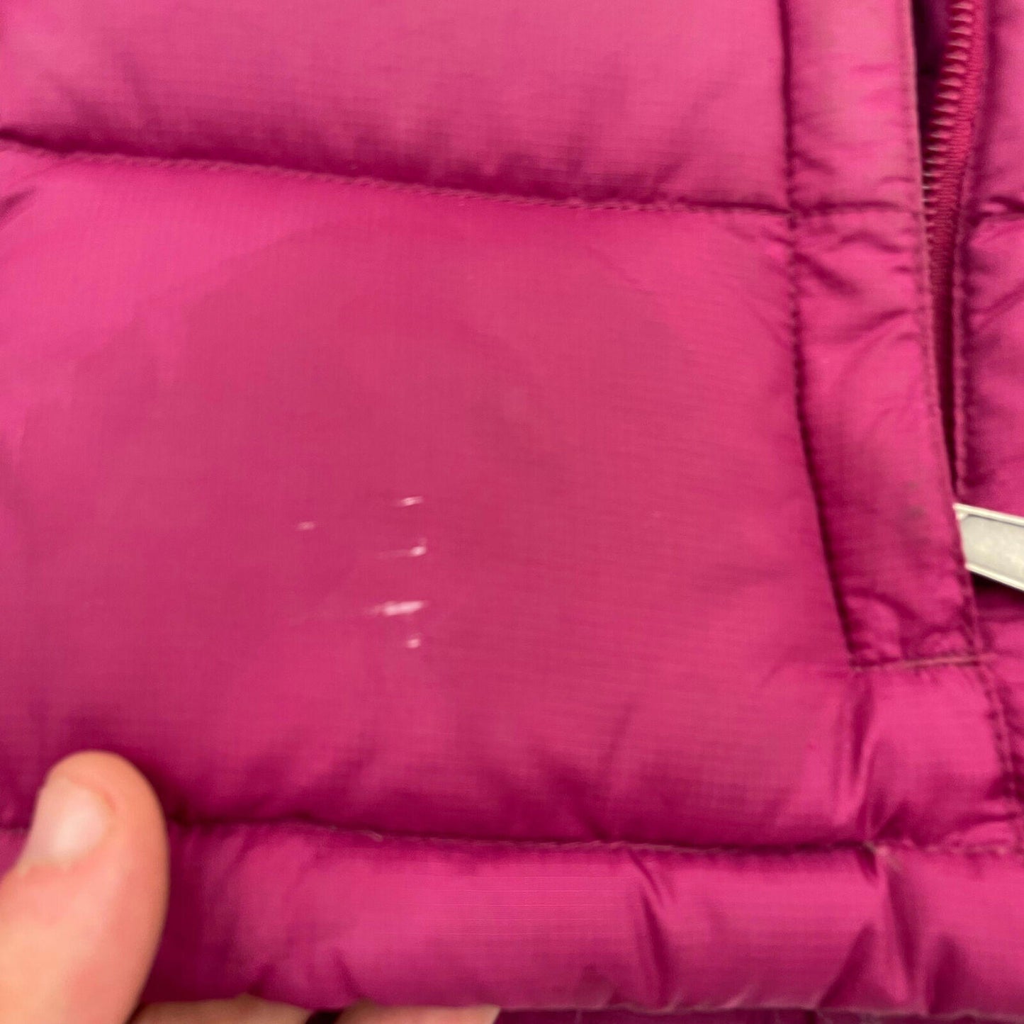 Women’s THE NORTH FACE Purple 700 Puffer Jacket Gilet , Down Fill , Size XS