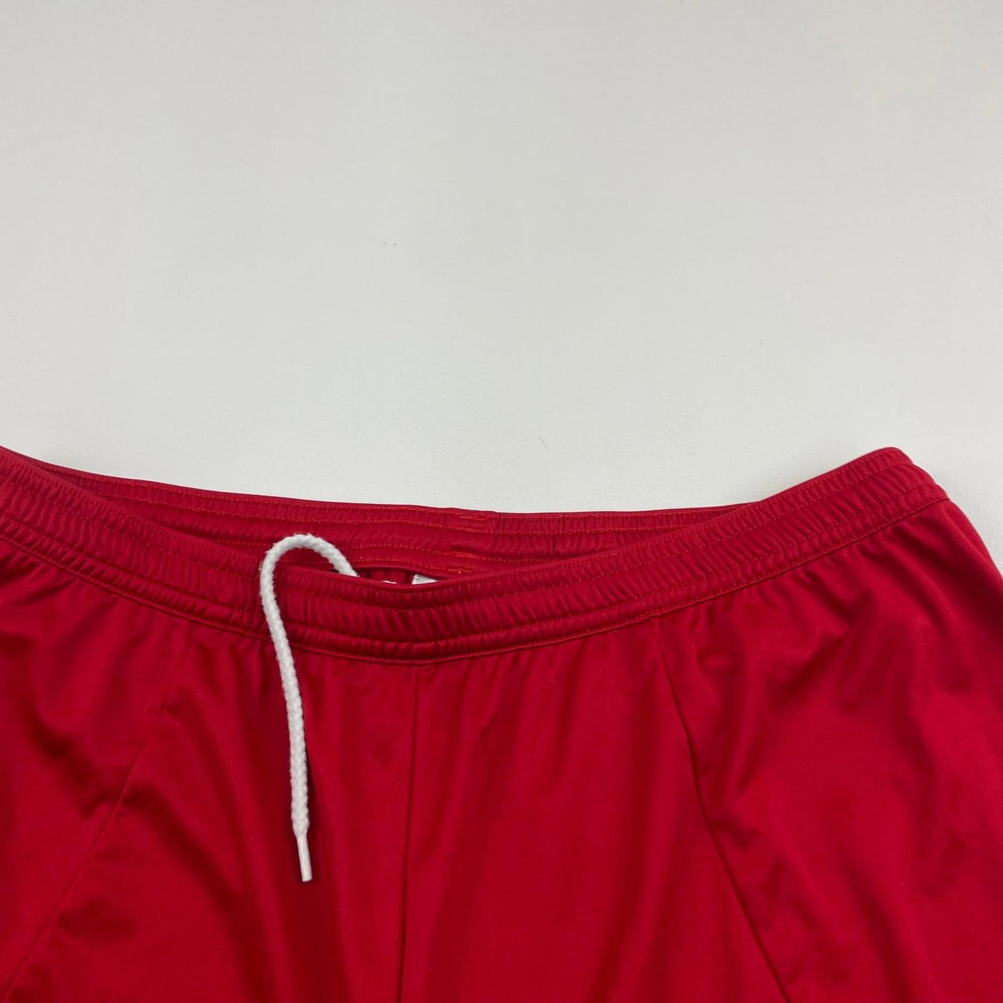 ADIDAS Climalite Athletic Shorts Sporty Red Black Mens Large