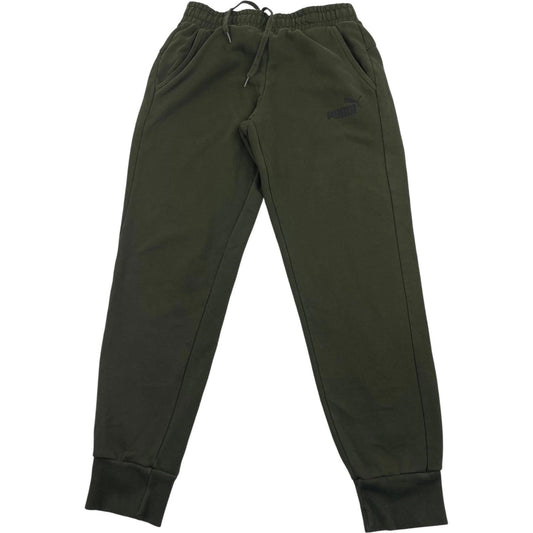 PUMA Jogger Track Pants Elastic Waist Green Mens S