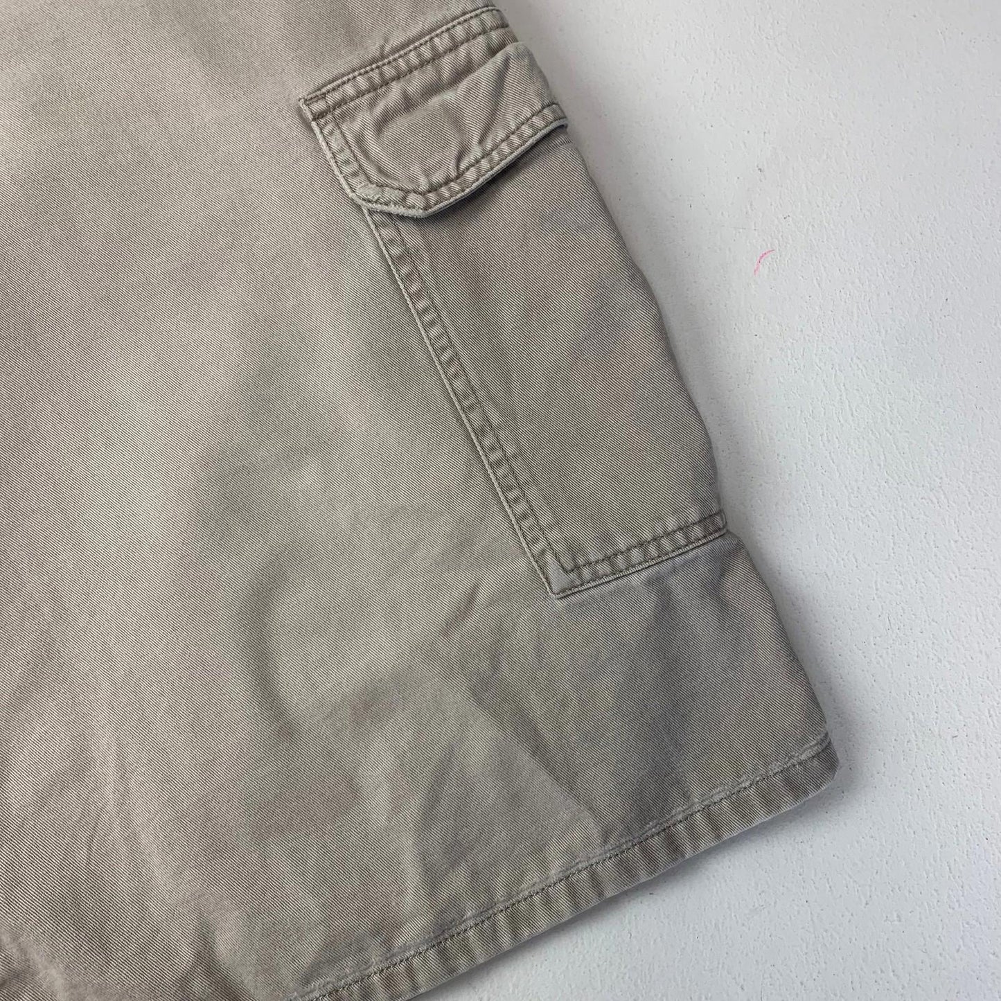 Dickies Cargo Shorts Utility Pockets Beige Casual Wear Mens W36