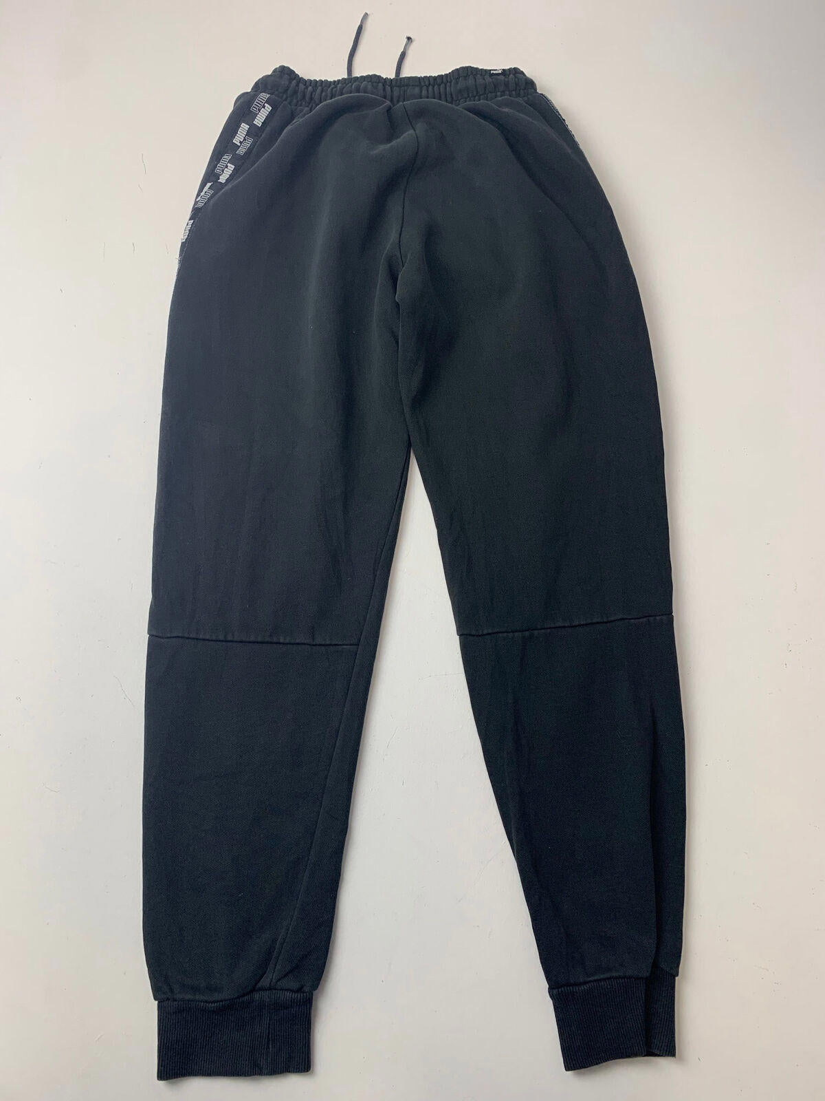 Mens PUMA Thick Jogging Bottoms / Black / Small / Joggers / Sweatpants