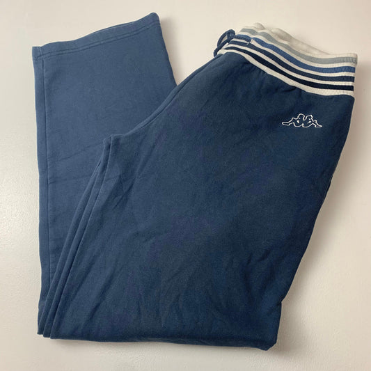 Women’s KAPPA Wide Fitting Thick Joggers / Blue / XL