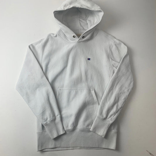 Women’s CHAMPION Reverse Weave Hoodie / White / XL