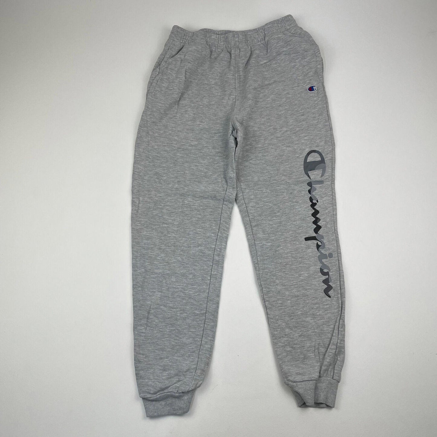 Boys CHAMPION Youth Grey Joggers , Spellout , Size Youth XL