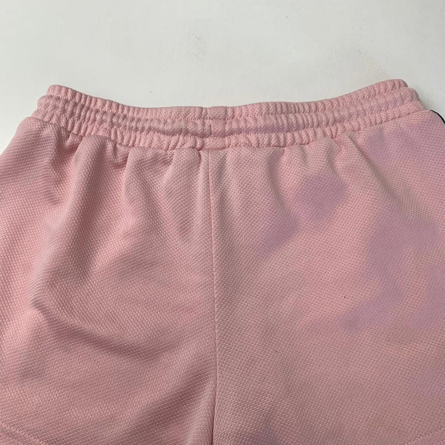 ELLESSE Shorts Pink Retro Stripe Sporty Stretch UK 10