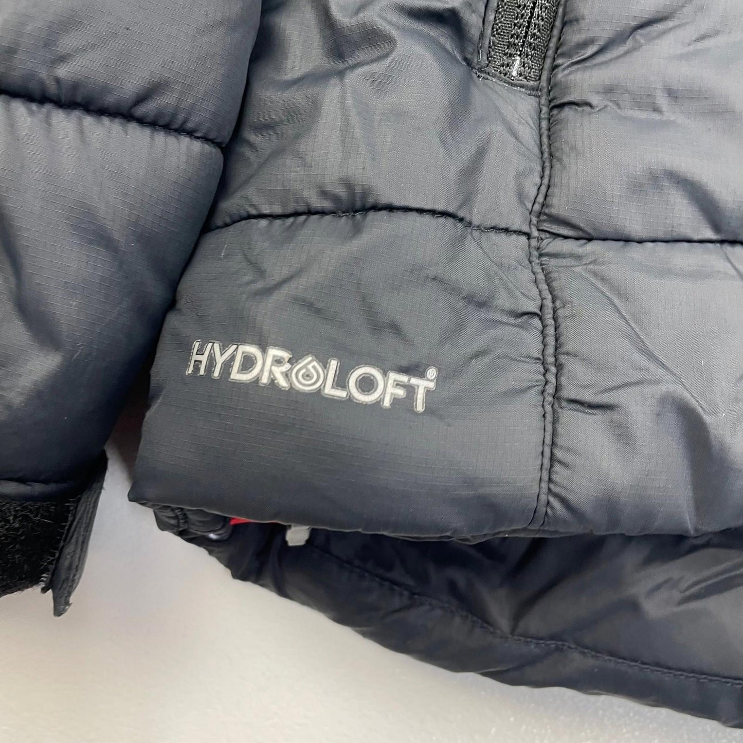 BERGHAUS Puffer Jacket Hydrloft Insulated Black Hooded Mens XS