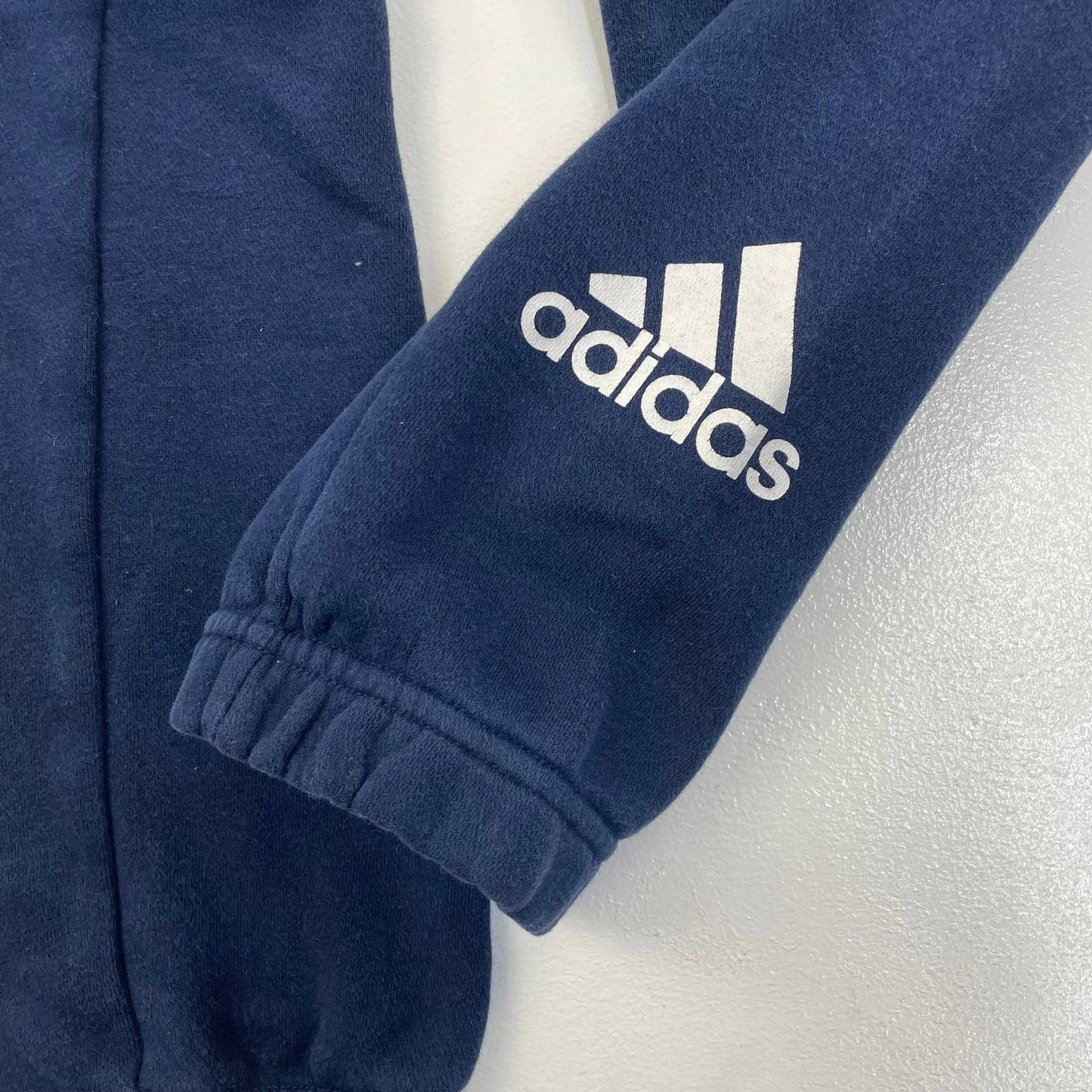 Adidas Track Pants Joggers Stripe Navy Blue Mens UK S