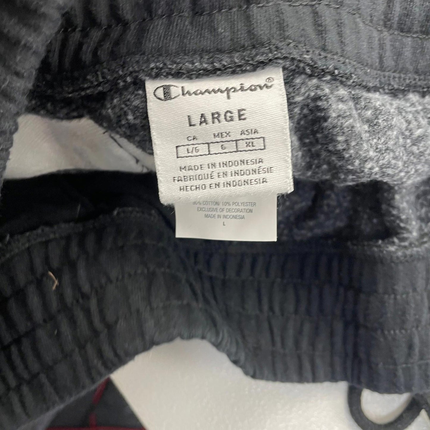 Champion Activewear Trousers Sideline Striped Black Womens Large