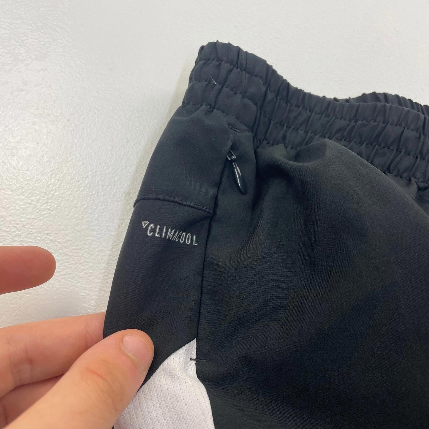 Adidas Climacool Running Shorts Black Pocket Logo Mens S