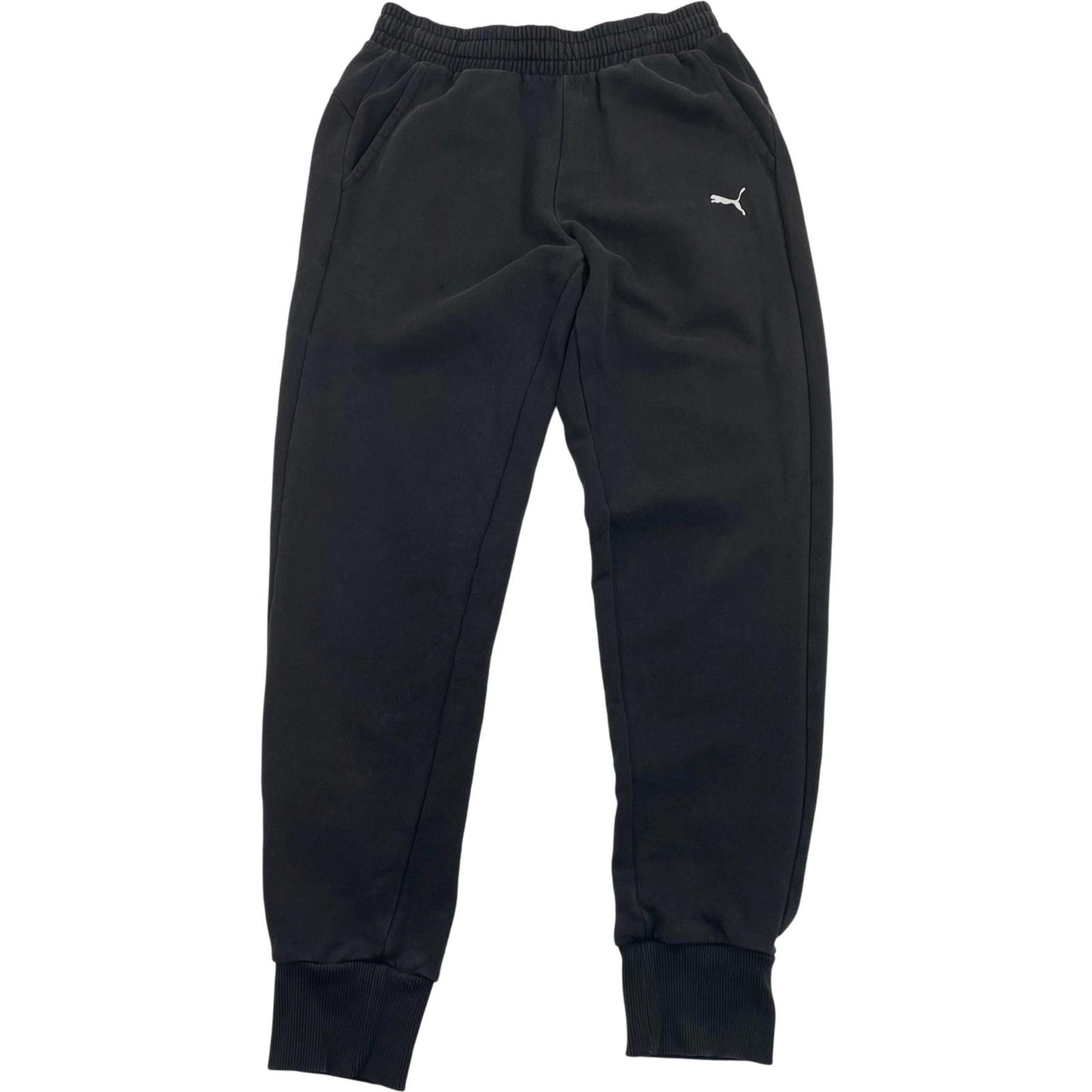 Puma Sweatpants Jogger Elastic Waist Black Mens Small