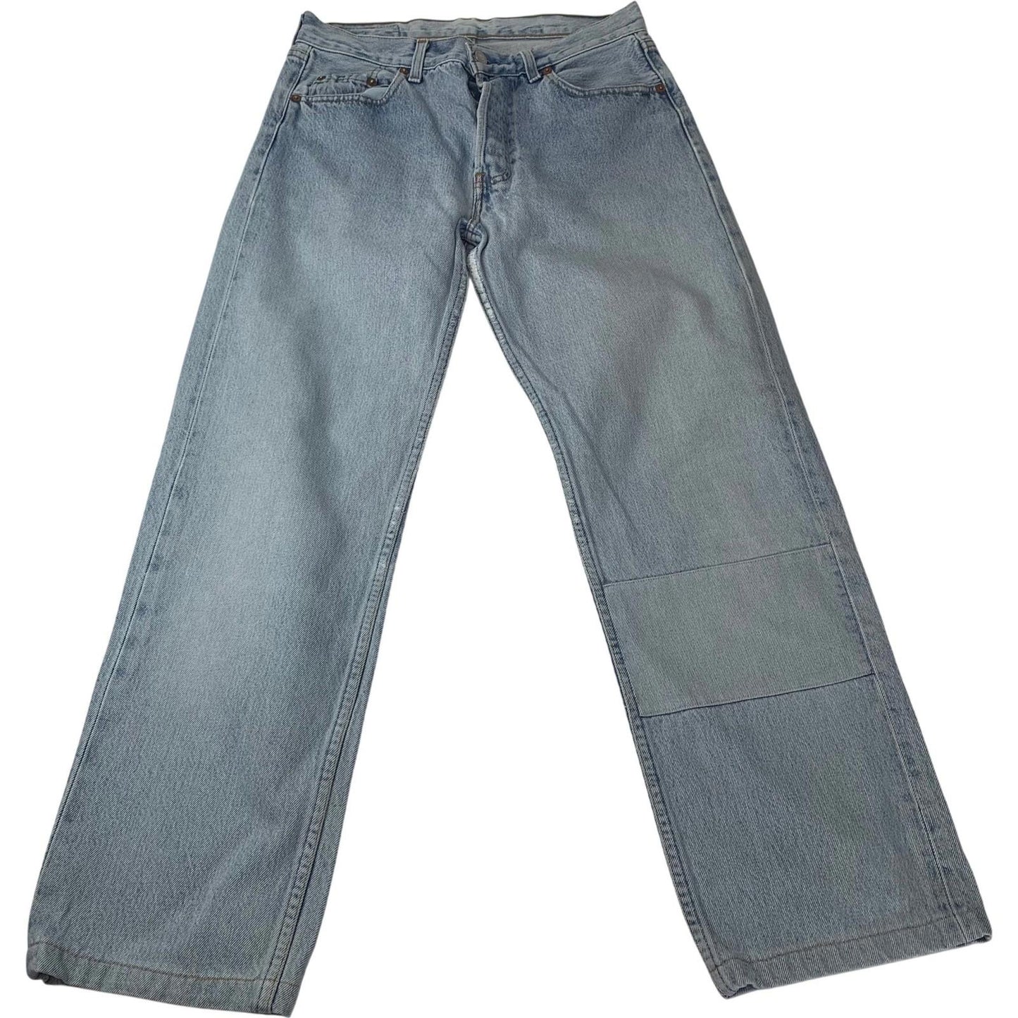 Levi's 550 Vintage Straight Leg Light Blue Jeans Mens 30 X 28