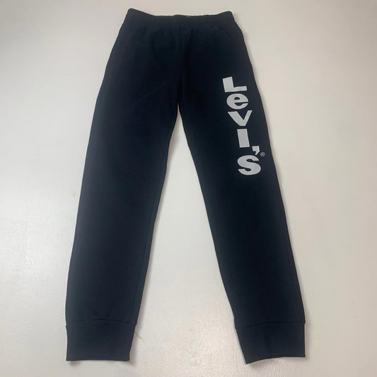 Youth LEVIS Spellout Jogging Bottoms / Black / 12-13 yrs