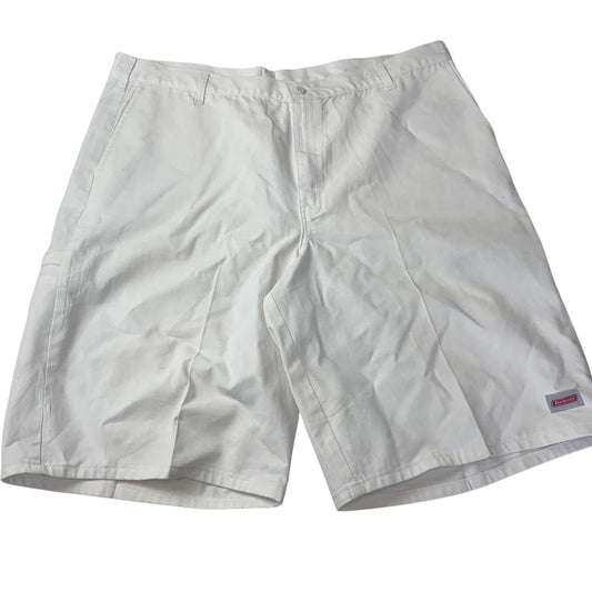 Dickies Men's Chino Shorts Classic White Cotton Casual Summer 40" Waist