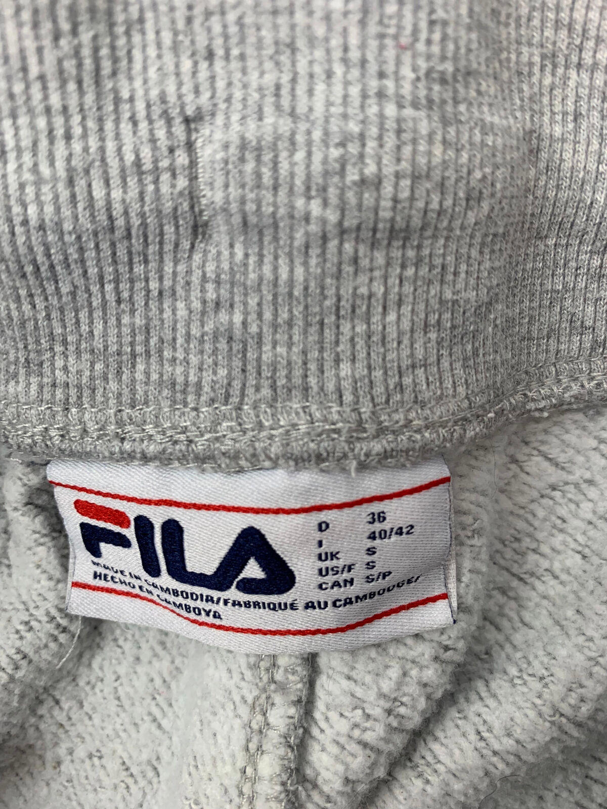 Womens FILA Joggers / Light Grey / Small / Jogging Bottoms / Sweatpants