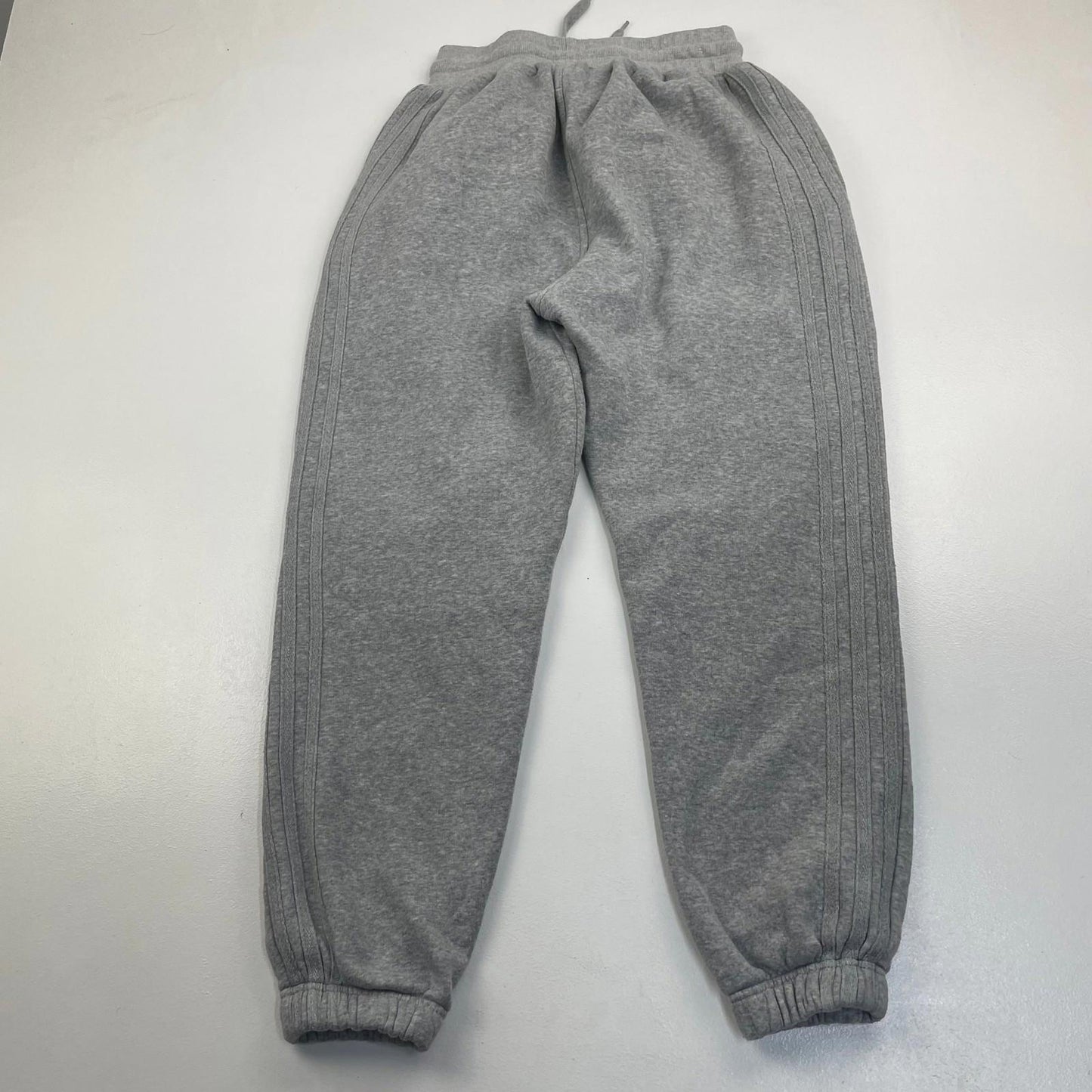 Adidas Sweatpants Joggers Grey Drawstring Elastic Mens Large