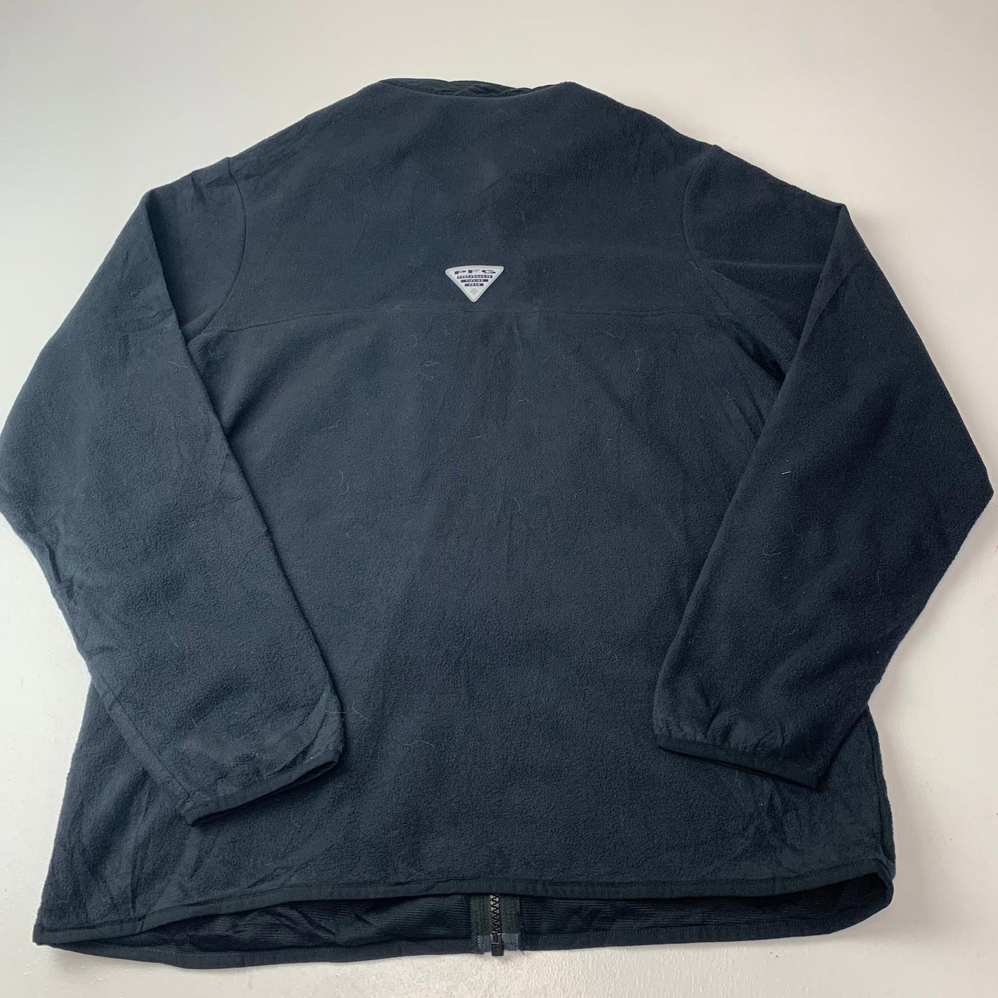 Columbia PFG Fleece Jacket Performance Gear Black Outdoor Mens M