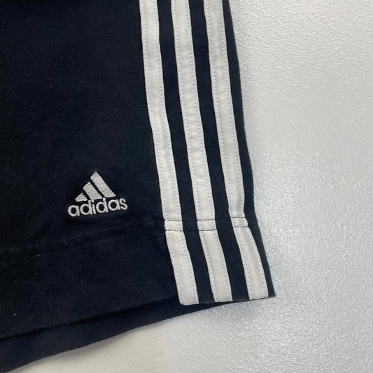 Adidas Activewear Shorts Athletic Striped Black Women S