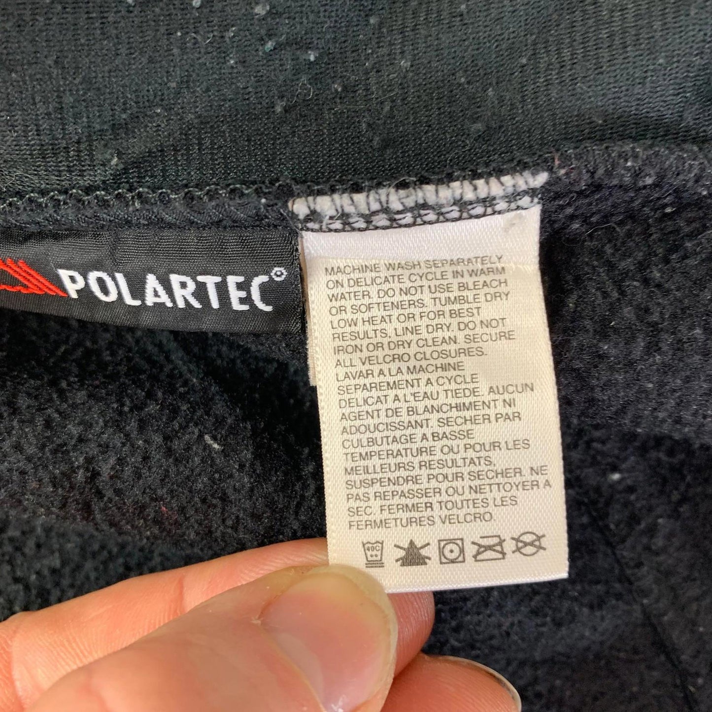 The North Face Polartec Fleece Jacket Black Outdoor Women's Small