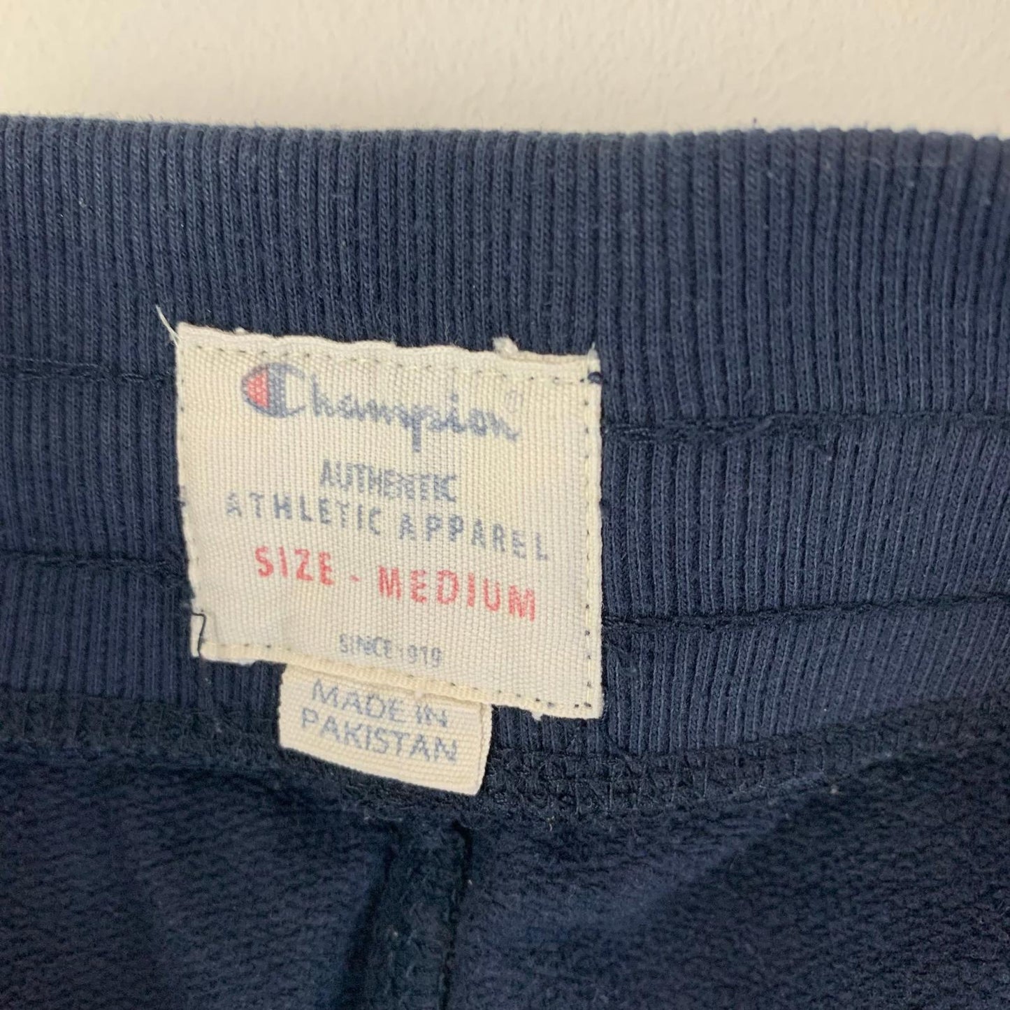 Champion Athletic Jogger Sweatpants Dark Navy Cotton Blend Mens M