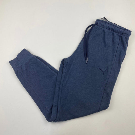 Men’s PUMA Blue Joggers , Jogging Bottoms , Size Medium