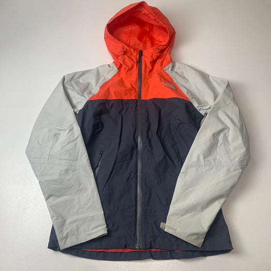 Women’s THE NORTH FACE DryVent Jacket / Small / Grey & Orange / Hiking / Camping