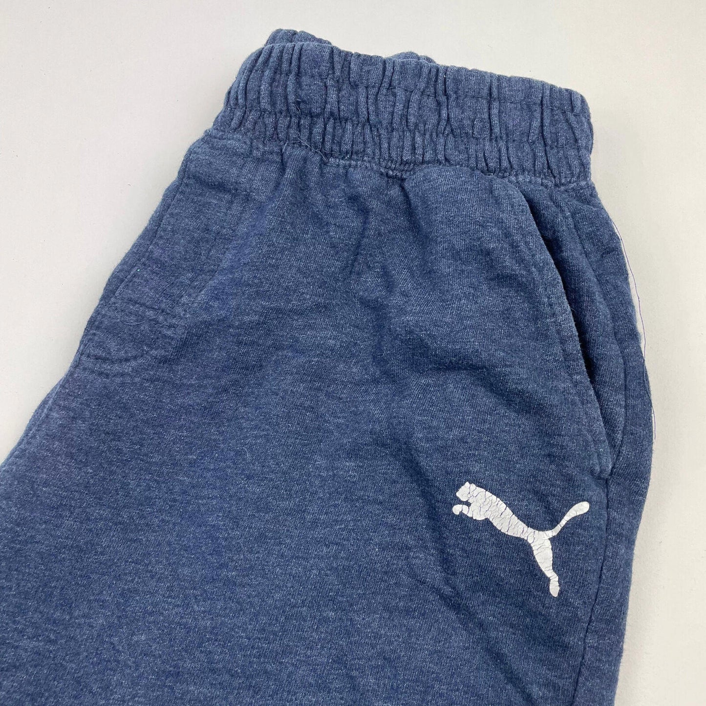 Boys PUMA Blue Joggers , Jogging Bottoms ,Size Youth XL