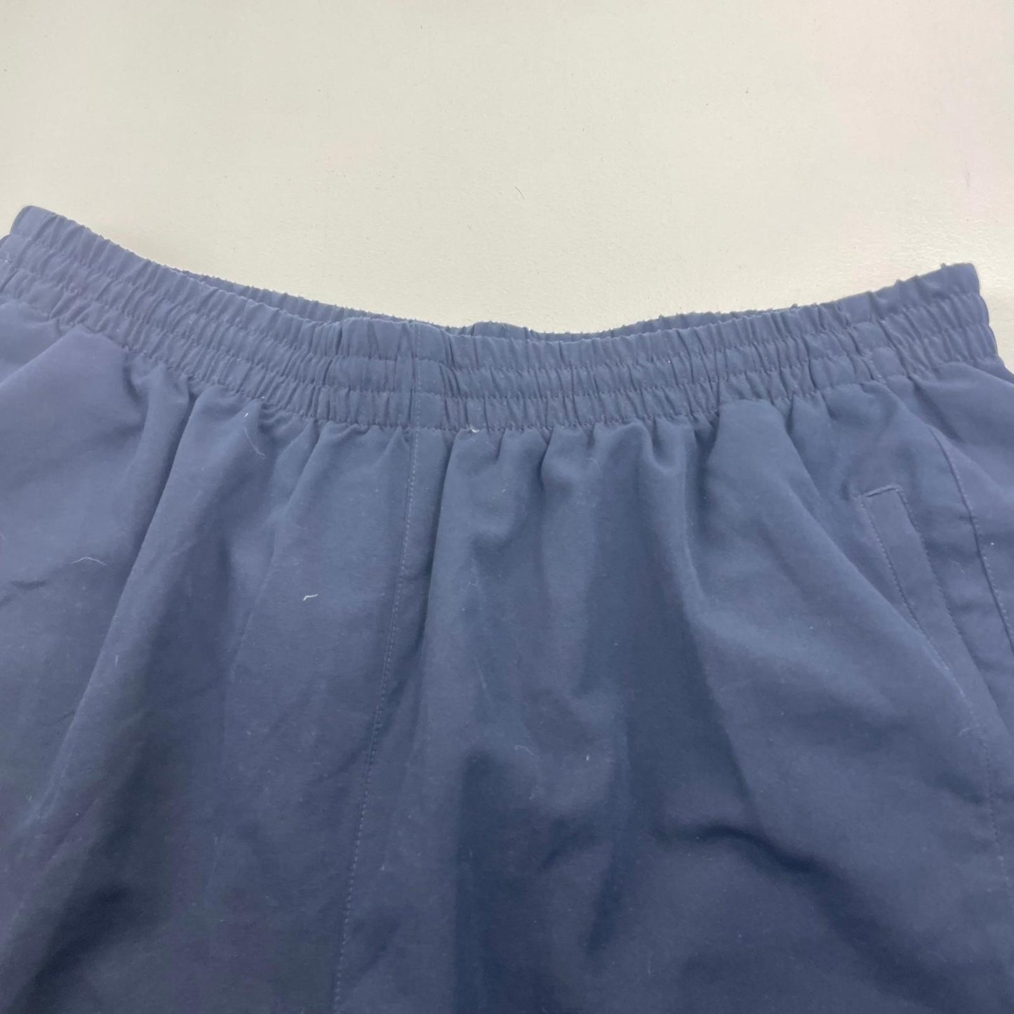 Adidas Activewear Shorts Elastic Waist Navy Blue Men's UK L