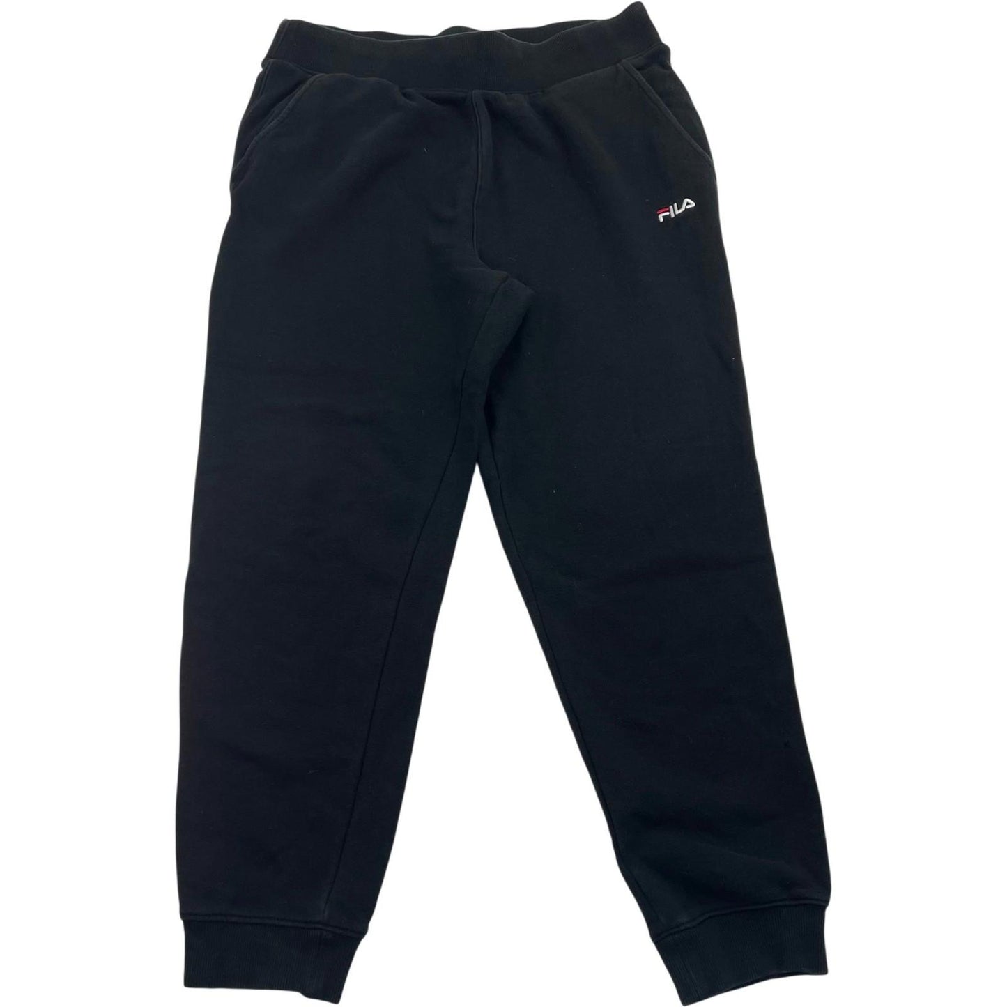 Fila Jogger Sweatpants Elasticated Black Women's Large UK L