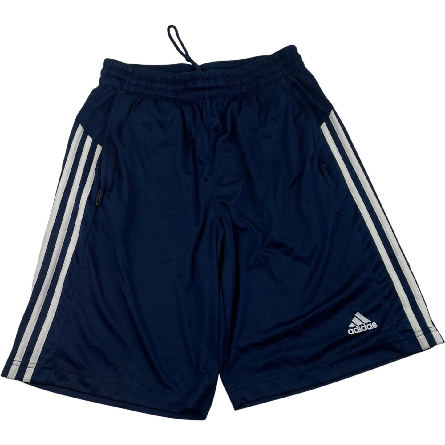 ADIDAS Climalite Shorts Athletic Moisture-Wicking Navy Mens Medium
