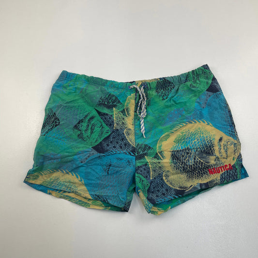 Men’s NAUTICA Multicoloured Swimming Shorts , Size W40