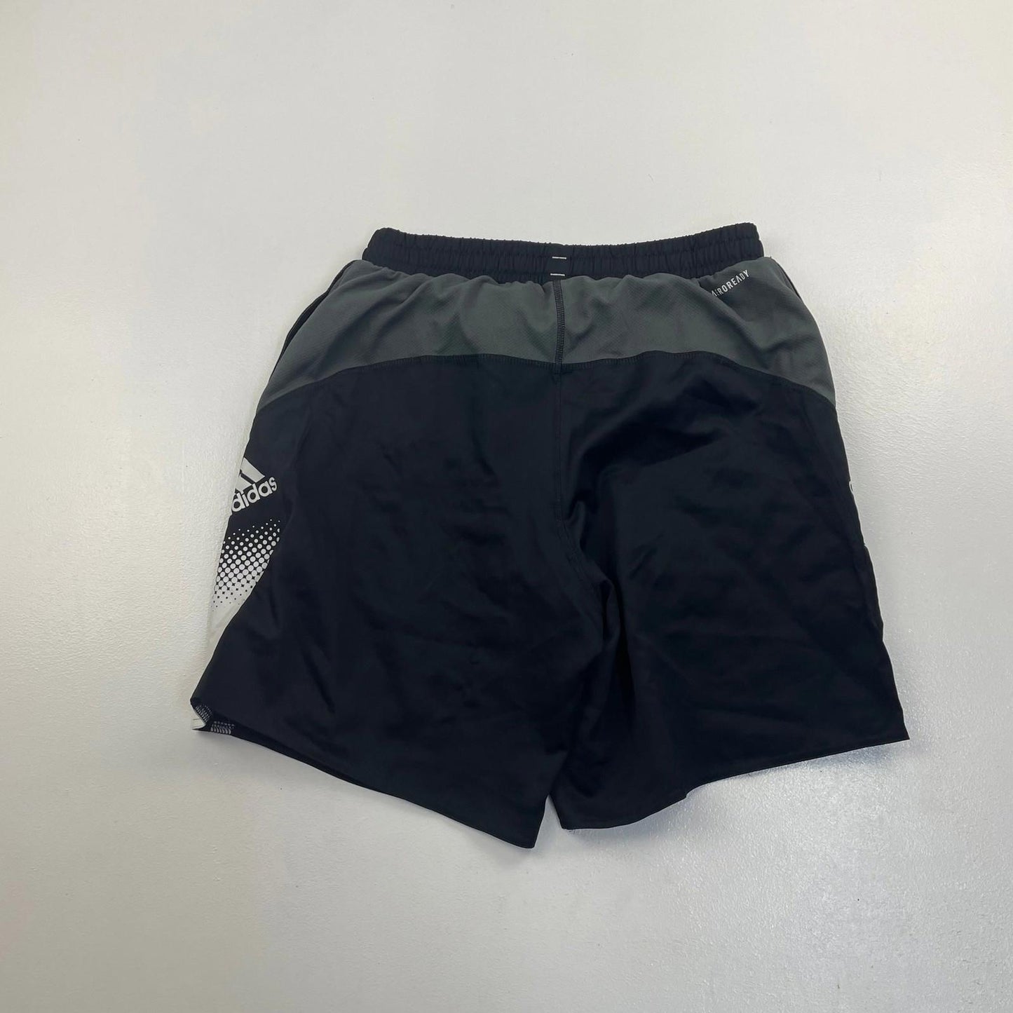 Adidas Shorts AEROREADY Primegreen Sports Black Striped Mens Size S