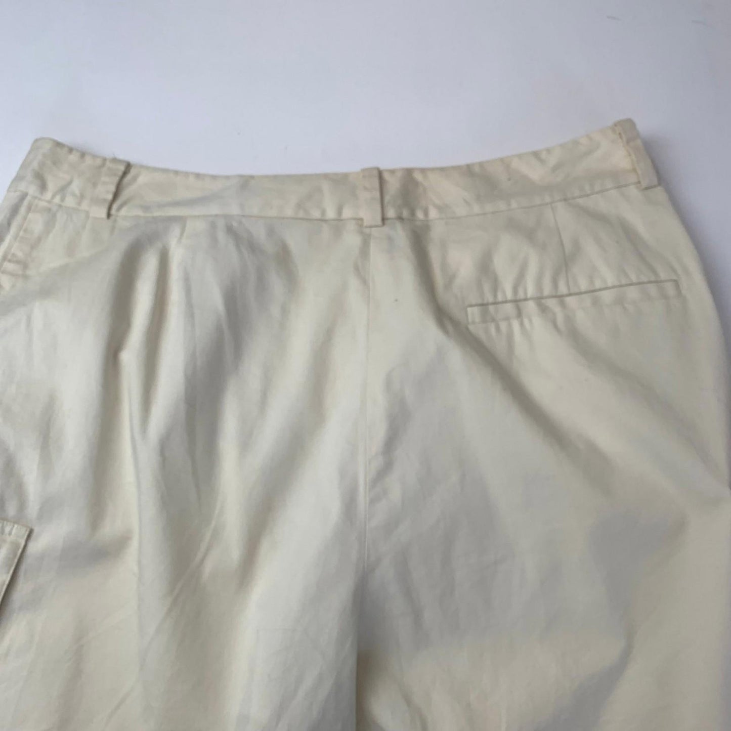 Lauren Ralph Lauren Cargo Shorts Casual Chic Beige Women UK 14