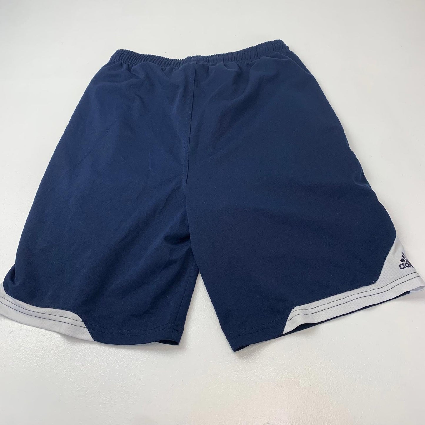 ADIDAS Boys Athletic Shorts Logo Blue Activewear XL 18/20