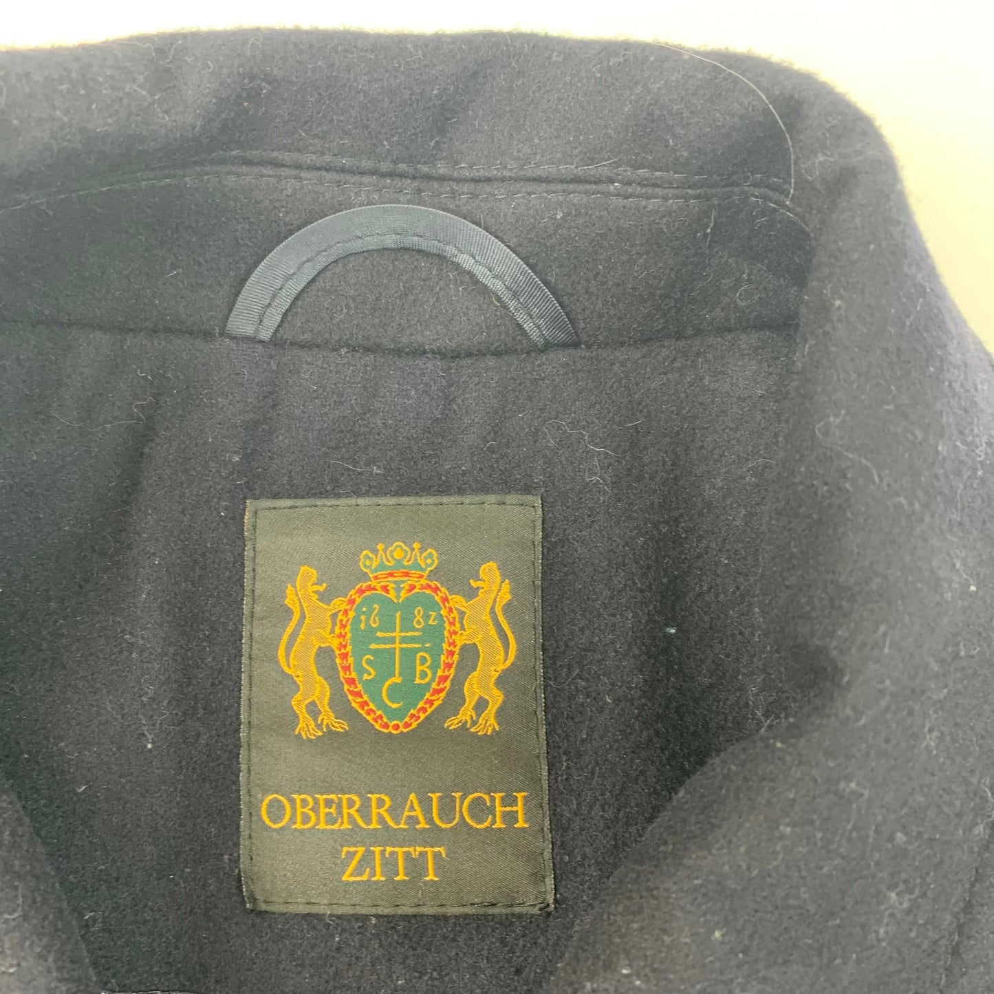 Mens OBERRAUCH ZITT Quilted Jacket / Dark Blue / Large