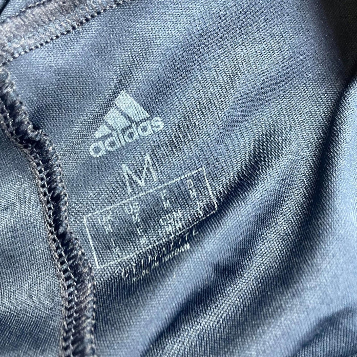 ADIDAS Athletic Shorts Elastic Waist Blue Mens M