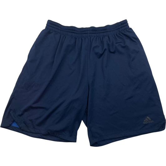 Adidas Climalite Activewear Shorts Elastic Waist Blue Mens XL