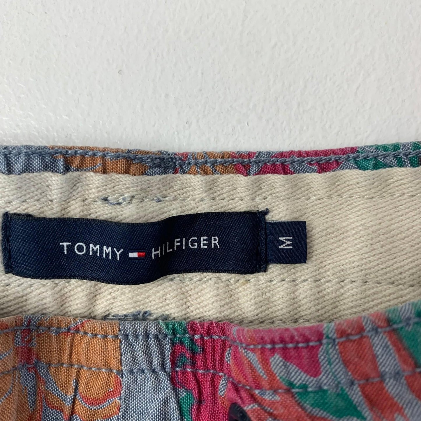 Tommy Hilfiger Floral Shorts Elastic Waist Multicolour Mens M