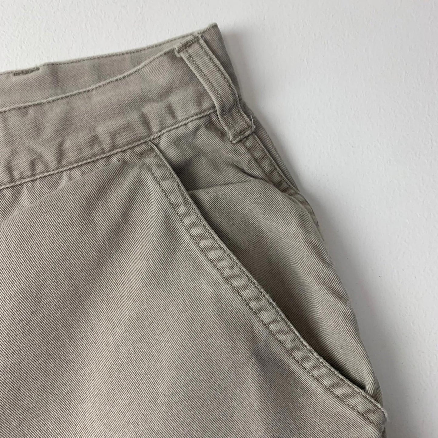 Dickies Cargo Shorts Utility Pockets Beige Casual Wear Mens W36