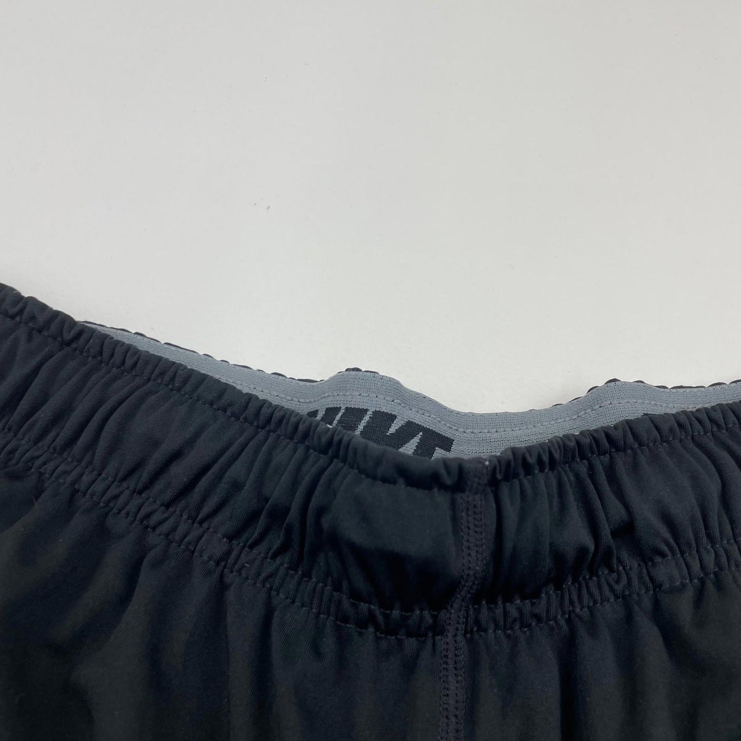 NIKE Dri-Fit Athletic Shorts Black Elastic Waist Sportswear Mens L