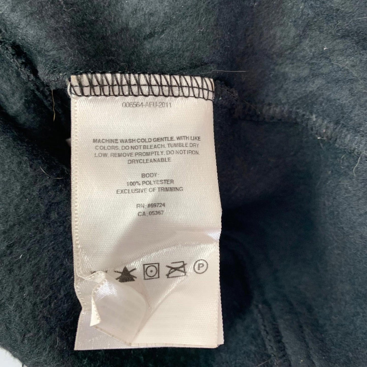 Columbia Fleece Jacket Full Zip Warm Black Men’s L