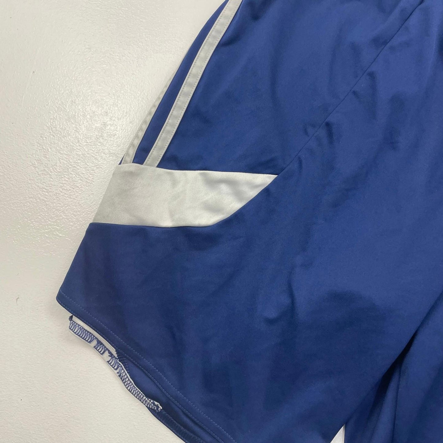 Adidas Climalite Athletic Shorts Blue Moisture Wicking Mens Small